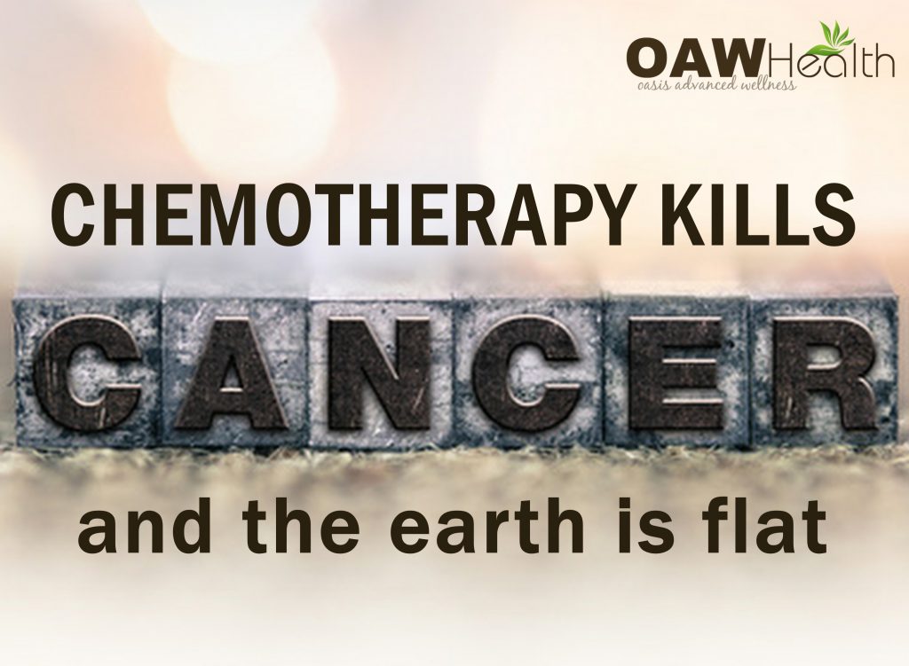 Chemotherapy Kills Cancer and the Earth Is Flat