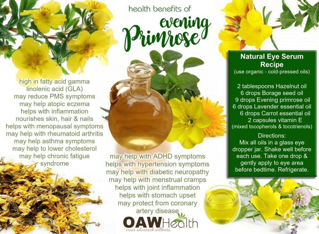 evening primrose health benefits