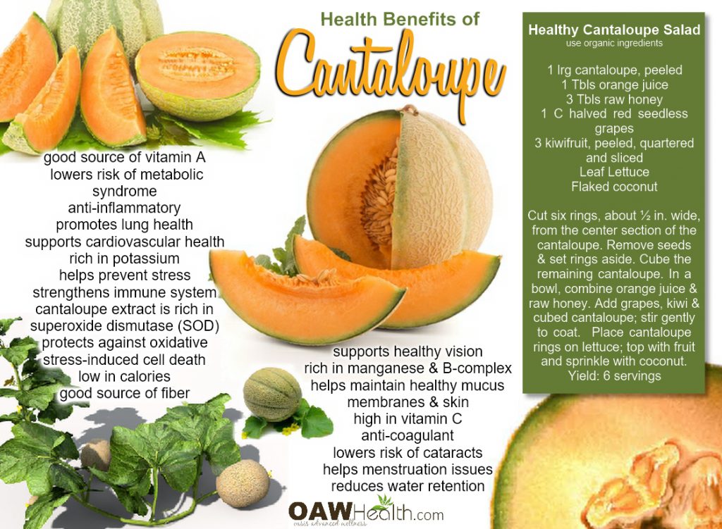 Health Benefits of Cantaloupe OAWHealth