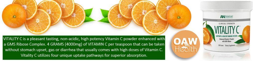 Vitality C -high dose vitamin c