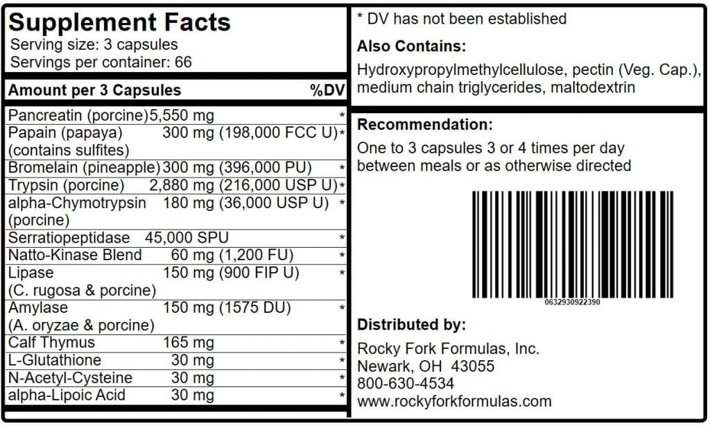 Univase Product Label