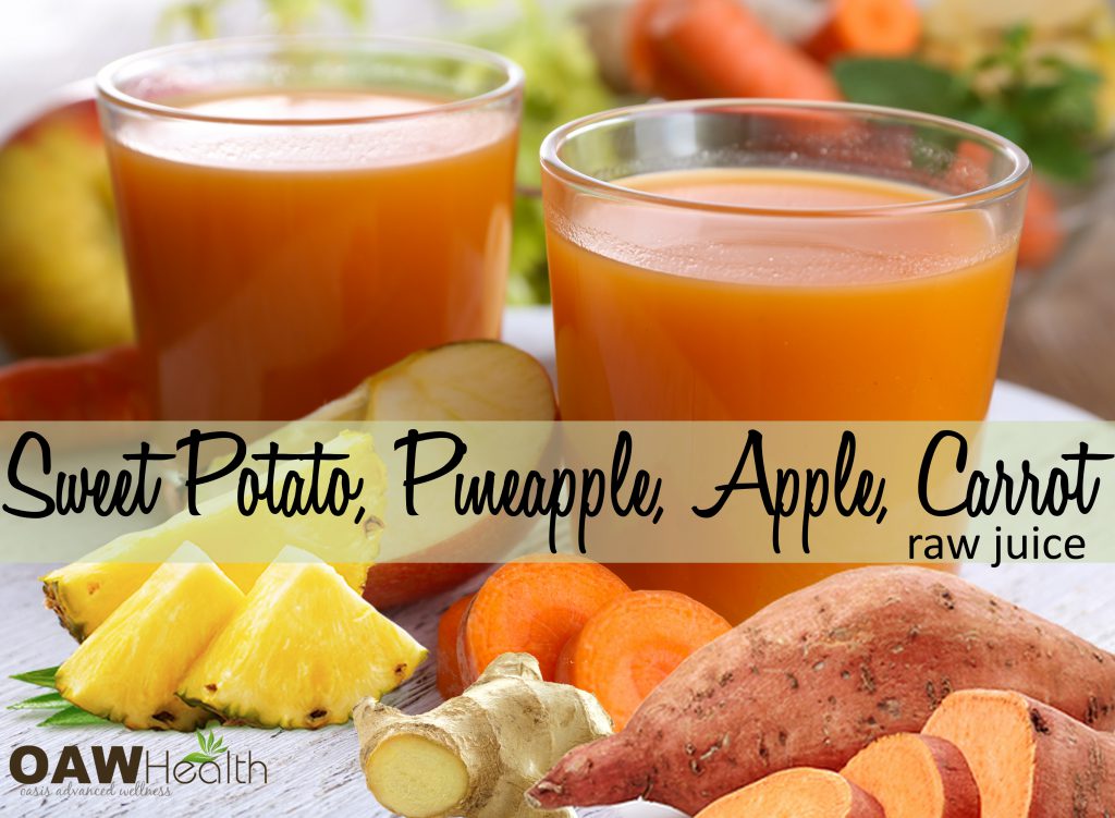 Sweet Potato Detox Juice OAWHealth