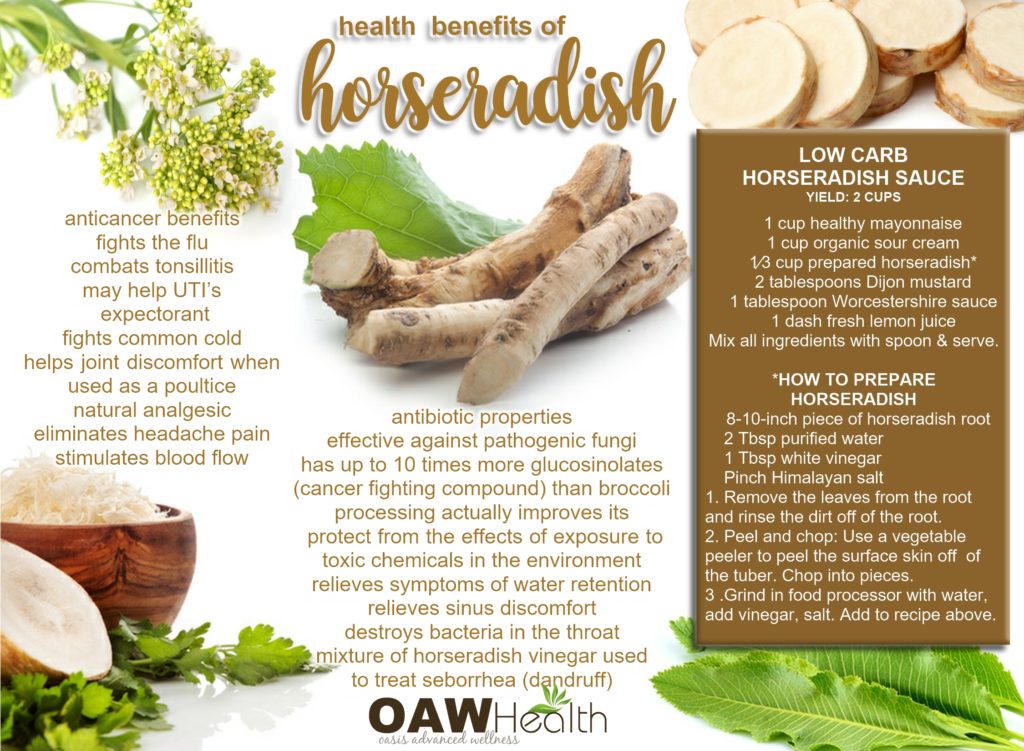 health benefits of horseradish