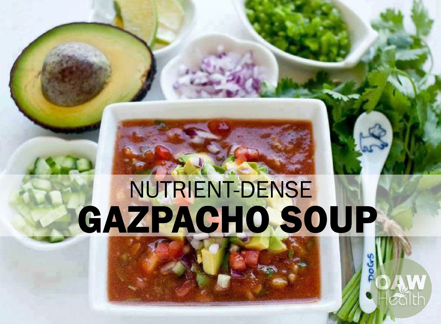NutrientDense Gazpacho Soup Recipe